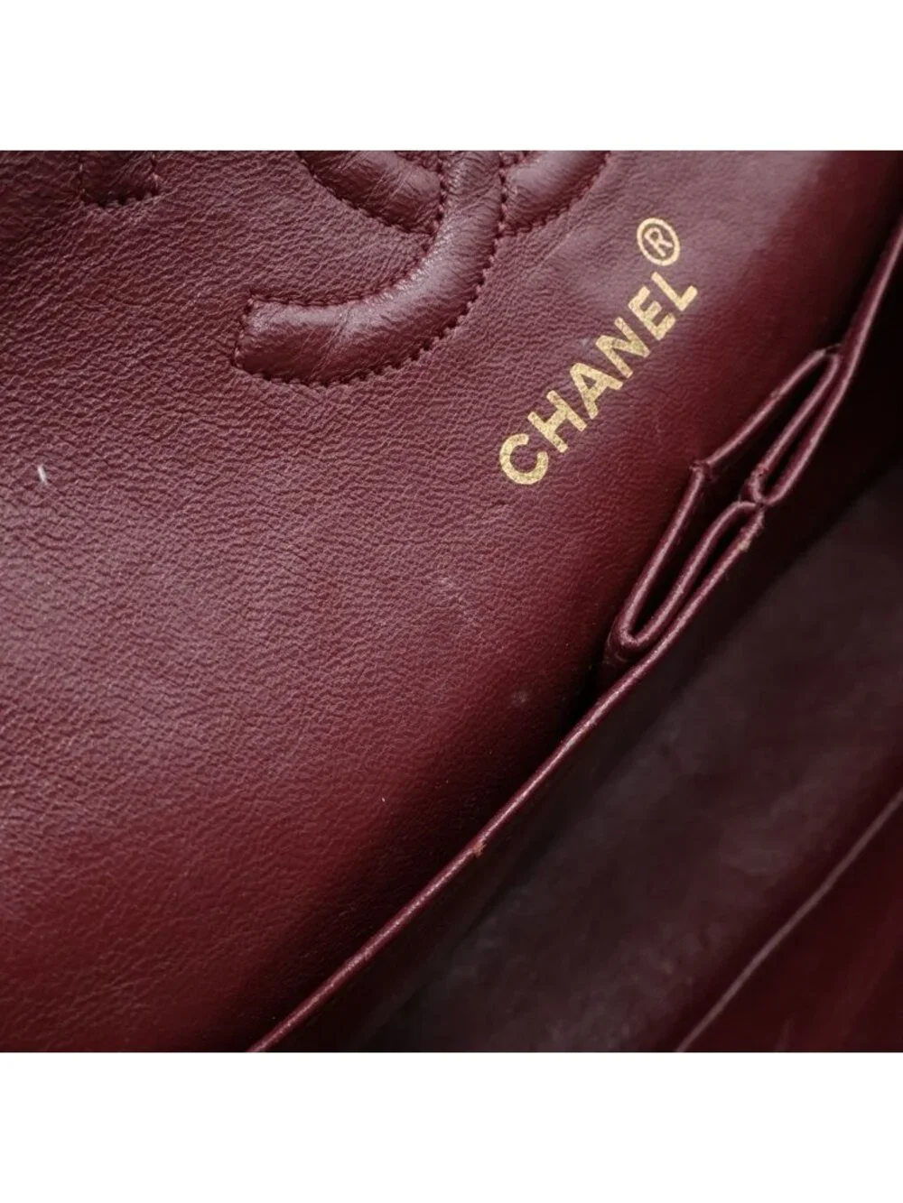 Chanel Quilted 23 Double Flap Chain Shoulder Bag Black Lambskin Gold
